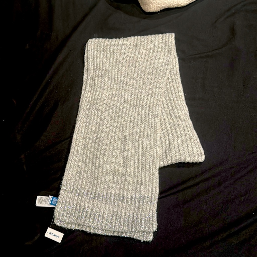 Gray/Silver Old Navy Scarf NWT